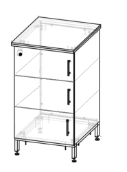 Metal cabinet with drawers RM 05/03