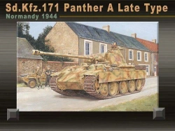 Assembled model Panther A tank