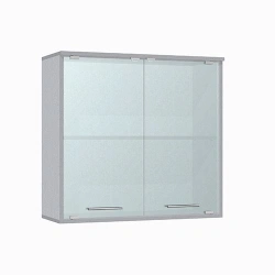 Hinged cupboard with two glass doors model SHPS-1