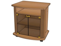 TV cabinet with glass/ T14