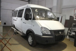 Bus type 2250 modifications: 2250E1, 2250M1, 2250M3, 2250M5, 2250M7, are made on the basis of GAZ chassis, 27057 modifications,