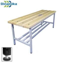 Locker room cloakroom bench (wood/plywood)