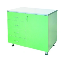 Medical bedside cabinet with drawers and door T 2.02-"Aibolit".