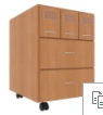 Formulary mobile module for issuing department, 3+2 drawers combined