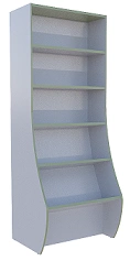 Shelving unit with open shelves ST.B.L.1