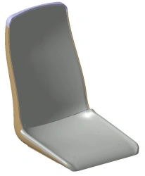 Passenger seat without handrail L01R35.6820036