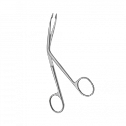 TSH-04-044-20 Nasal swab nasal forceps, curved, 200 mm