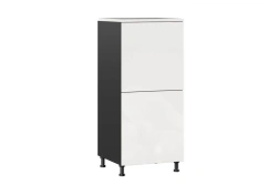 Sherwood LD.281670.000 High cabinet front 600 (set) (White gloss/Black )
