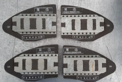 Composite disc brake pads UD102-01 for railway rolling stock