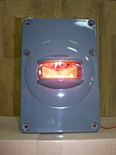 Tail signalling LED lantern (hereinafter referred to as FCC-LED) of locomotive traction passenger cars, intended for marking the