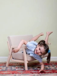 Children's armchair Aurora / beige