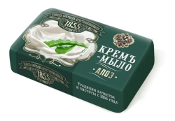 Aloe" solid cream toilet soap "Krestovnikov Brothers Aloe Plant"