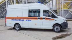 Vehicle IATs-1767MU for emergency services on the basis of vehicle GAZ A (Gazelle Next) modifications A31R22, A31R32, A32R2. A31