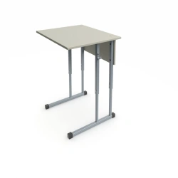 Single-seat adjustable pupil's table