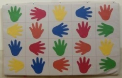 Didactic panel "Palms" - "Movement Coordination"