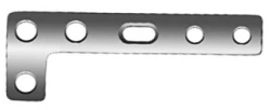 L-shaped plate