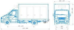 Trucks with diesel engine with technically permissible maximum mass not exceeding 3, 5 tonnes type AM193 modification