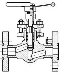 Steel needle shut-off valve (AZ210)