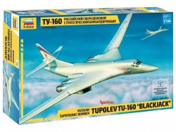 Assembled model Russian supersonic strategic bomber Tu-160