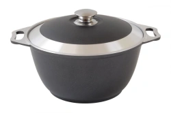 Aluminium cast 2L saucepan (with DP coating) Kukmara TM, with aluminium lid