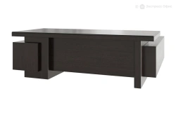 Boyard executive desk on a support cabinet left Boyard