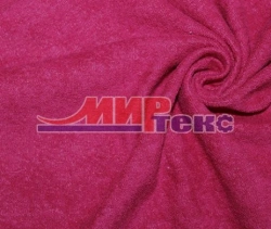 Synthetic knitted fabric (B-80%, PE-20%), smooth dyed, plush, one-sided looped fleece on kulirnaya g base.