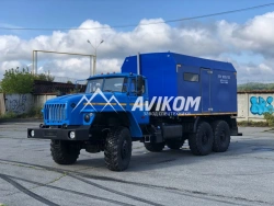 Mobile steam generating unit, brand AVIKOM, type 50780EFK modification 50780P on chassis Ural 4320-80, 4320-82
