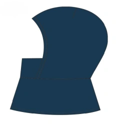 Insulated knitted heat-resistant helmet for protection against thermal risks of electric arc with protection level not less than
