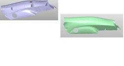Rear wheel arch trim, av.