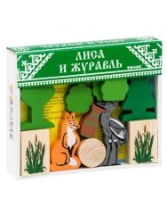 Constructor "Fairy Tales" "The Fox and the Crane" (14 pieces) Item No. 4534-10