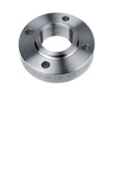 Threaded steel flanges