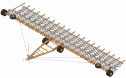 Broad-tine harrow BZSh-21x2