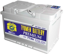 TYUMEN BATTERY 6ST-77L PREMIUM lead rechargeable starter battery