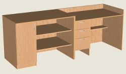 Demonstration table with socket for physics and biology room Art: AtSD2.