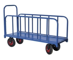 Metal warehouse trolley
