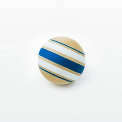 Natural rubber-based rubber balls, uncoated, hand painted. Art. R7-75