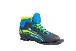 Children's ski boots TREK Snowy1 black (logo lime neon) 75