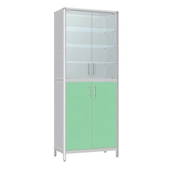 General-purpose cupboard with two glass doors model LSHK-2