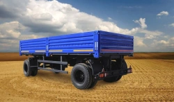 NEFAZ-8332 trailer (metal platform for transporting containers)