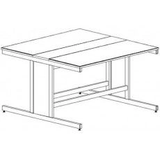 Double-sided island table