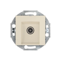 CADUCEUS ALING PRESTIGE Flush-mounted antenna TV/FM single socket, beige, art. 6012I.9 (mechanism)