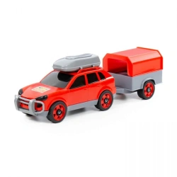 Car with trailer (netted), article no. 53688