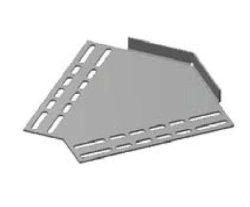 Cable tray horizontal swivelling at 45 degrees for cable trays type 2 (PG45-LKN)