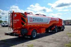 Aerodrome refuelling tanker of type PPC-3/6-3/12-23 modification 96217-0000010 on chassis MAZ-643028.