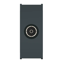 CADUCEUS ALING MODE Flush-mounted FM F/F single antenna socket, 1M, anthracite, art. 6622.?