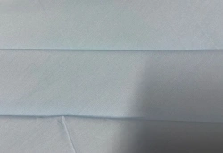 Bleached cotton-polyester shirt fabric, article R6112