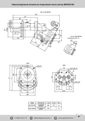 Irregular axial piston pump-motor 1MN250/160