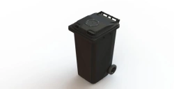 Mobile dustbin 240l Art.24.C29.V/1 (20.802.98.PE; 21.052.98.V/1)