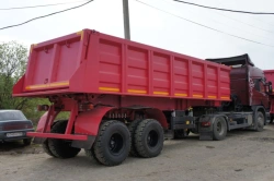 Semi-trailer biaxial BZAP 94552N scrap carriage