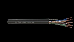 Symmetrical communication cable for digital transmission systems U/UTP wire rope